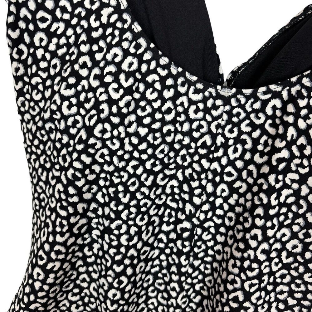 Contours by Coco Reef Black Leopard Print One-Piece Swimsuit Women's 16/40C - Picture 4 of 6
